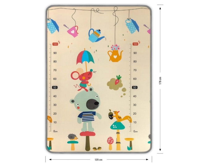 Mata piankowa zwijana Kinder Bear and Whales od Milly Mally
