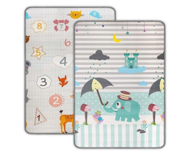 Mata piankowa zwijana Kinder Digits and Elephant od Milly Mally