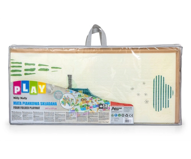 Mata piankowa składana duża Play Circus and Travel od Milly Mally