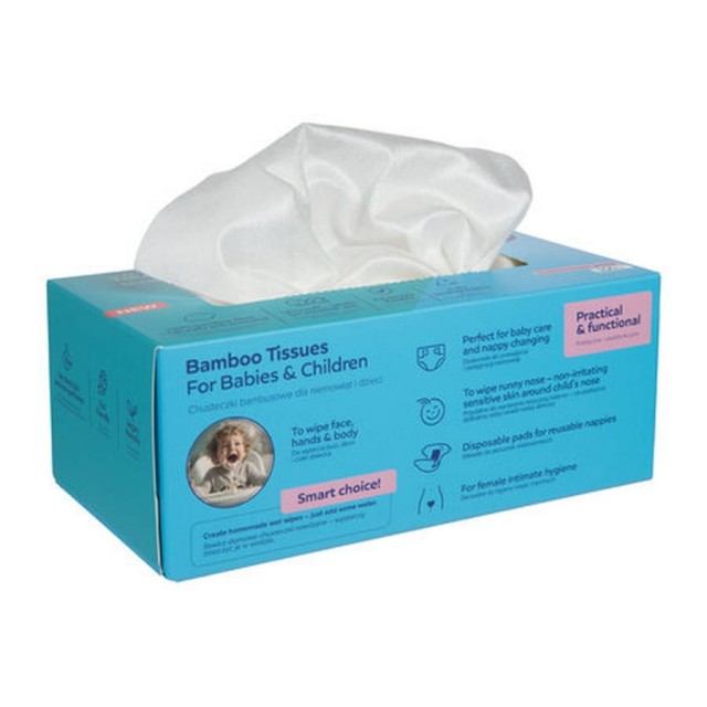 Suche chusteczki bambusowe dla niemowląt 100szt Canpol