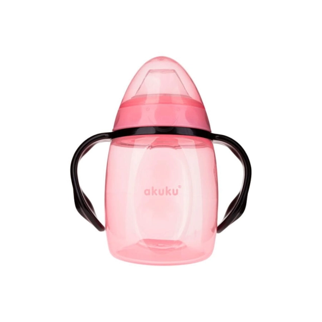 Bidon z miękkim ustnikiem 280 ml Pink od Akuku