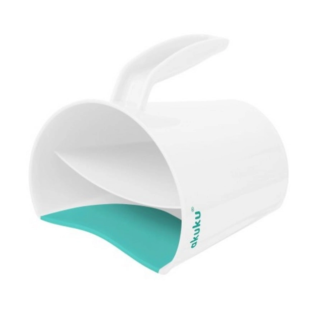 Kubek do spłukiwania głowy dla dzieci white / mint Akuku