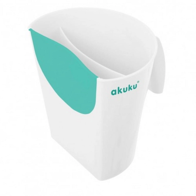 Kubek do spłukiwania głowy dla dzieci white / mint Akuku