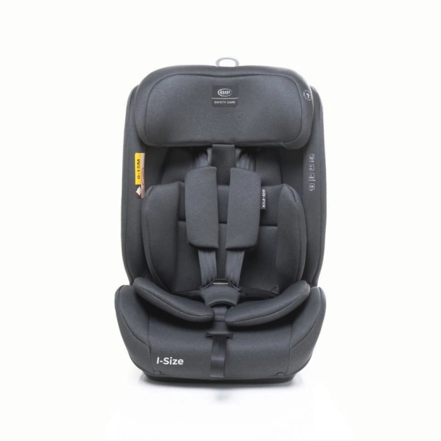 Fotelik samochodowy GO FIX 76 - 150cm DARK GRAPHITE I-SIZE 4BABY