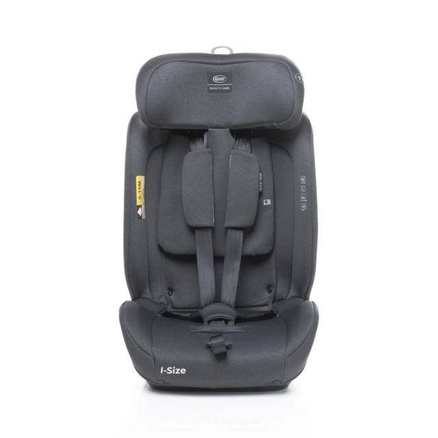 Fotelik samochodowy GO FIX 76 - 150cm DARK GRAPHITE I-SIZE 4BABY