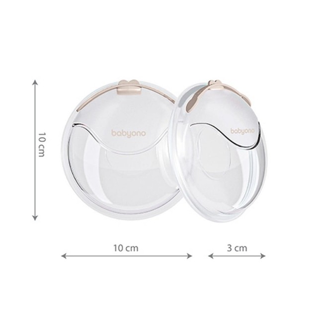 Muszle laktacyjne 2szt kolektory mleka BabyOno