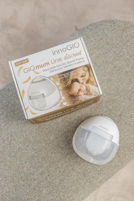 Muszlowy laktator elektryczny GIOmum Line Discreet Single INNOGIO GIO 358I