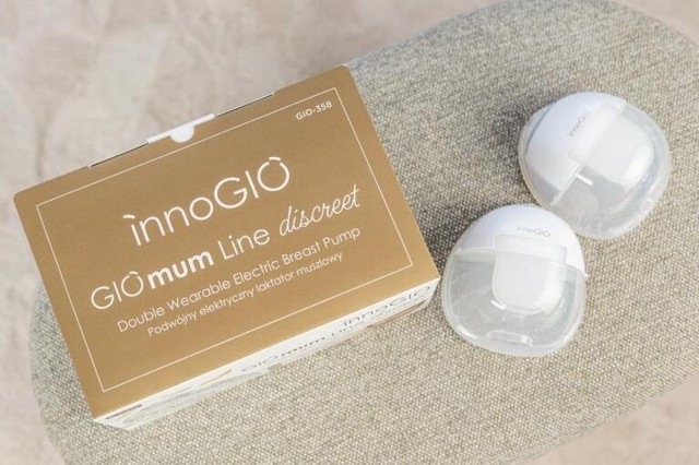 Muszlowy laktator elektryczny podwójny GIOmum Line Discreet Double INNOGIO GIO 358