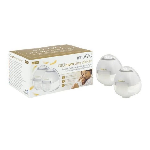 Muszlowy laktator elektryczny podwójny GIOmum Line Discreet Double INNOGIO GIO 358