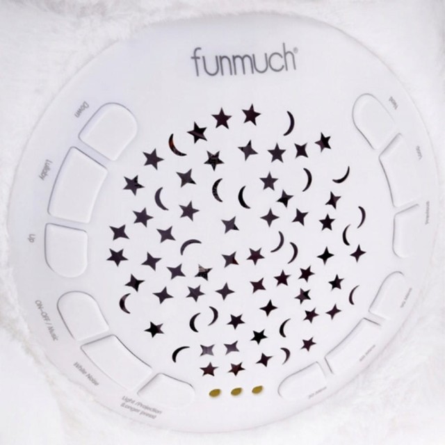 Zabawka pluszowa z projektorem Miś biały WOOPIE 58090