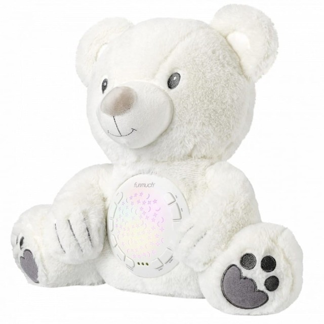 Zabawka pluszowa z projektorem Miś biały WOOPIE 58090