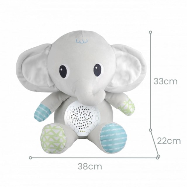 Zabawka pluszowa z projektorem Słonik WOOPIE 58083