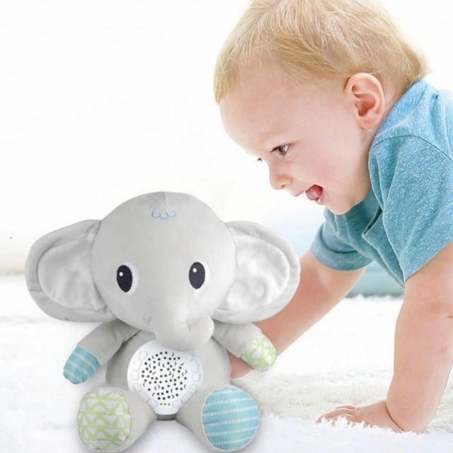 Zabawka pluszowa z projektorem Słonik WOOPIE 58083