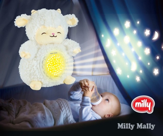 Zabawka pluszowa z projektorem Sheep - Milly Mally
