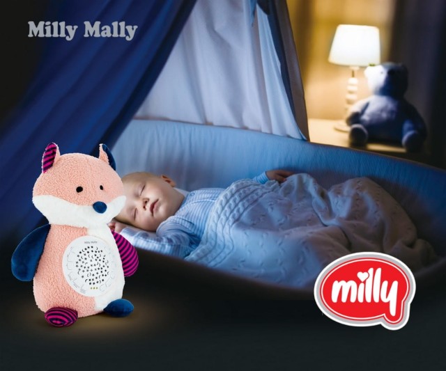Zabawka pluszowa z projektorem Fox - Milly Mally