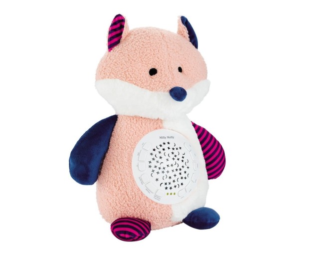Zabawka pluszowa z projektorem Fox - Milly Mally