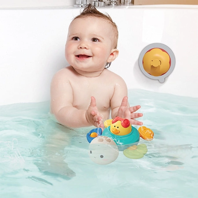 Zabawka sensoryczna z przyssawką TURTLE dla dzieci 6m+ BabyOno 1584