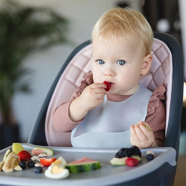 Śliniak silikonowy ultracienki z kieszonką BabyOno 1598/01