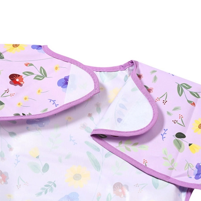 Śliniak zmywalny z długim rękawem Garden BabyOno