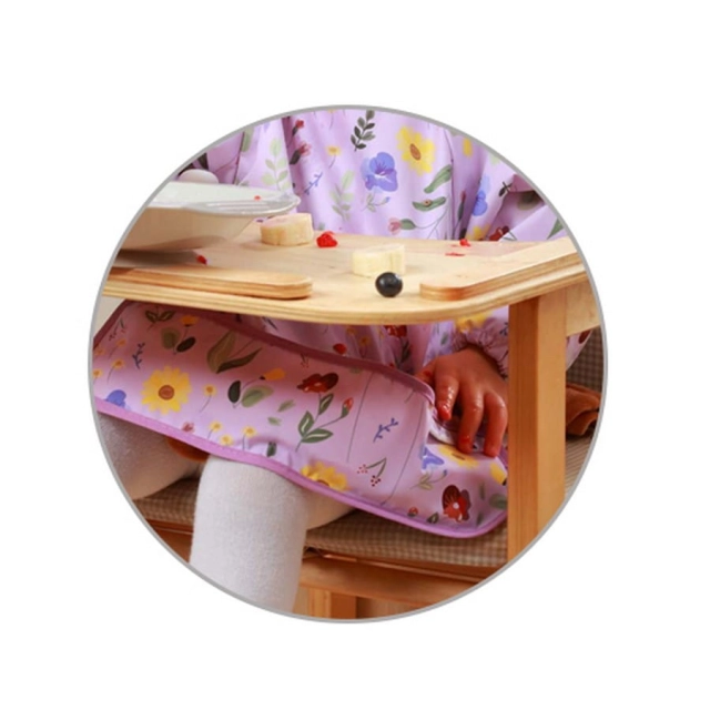 Śliniak zmywalny z długim rękawem Garden BabyOno