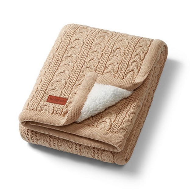 Kocyk bawełniany z ociepleniem 75x100 cm Beżowy | BabyOno 1657