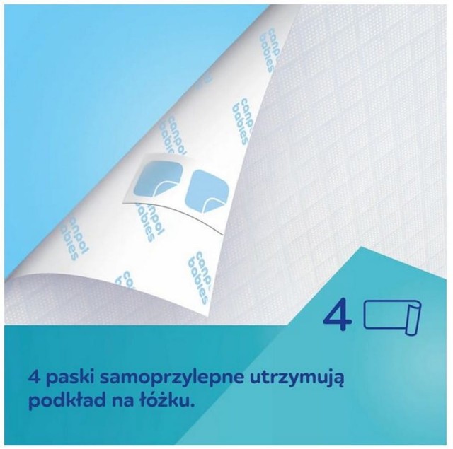 Wielofunkcyjne, jednorazowe podkłady higieniczne 10 szt. - Canpol Babies