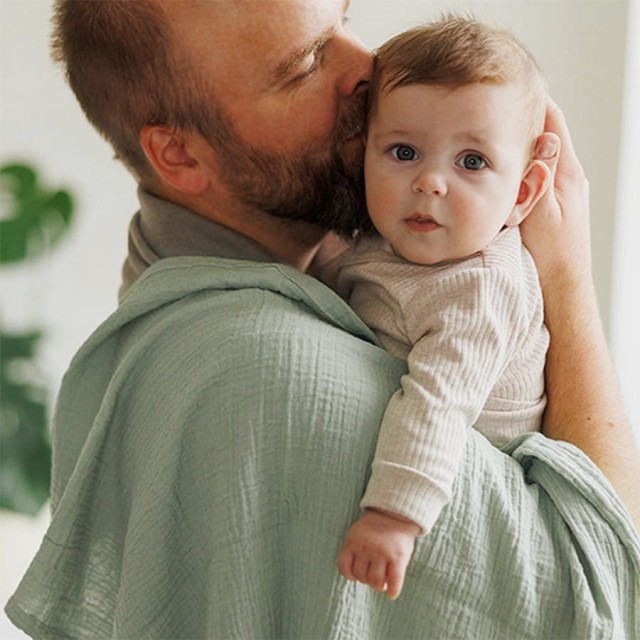 Zestaw pieluszek z muślinu marszczonego 3szt 70x70cm | Babyono 282/04