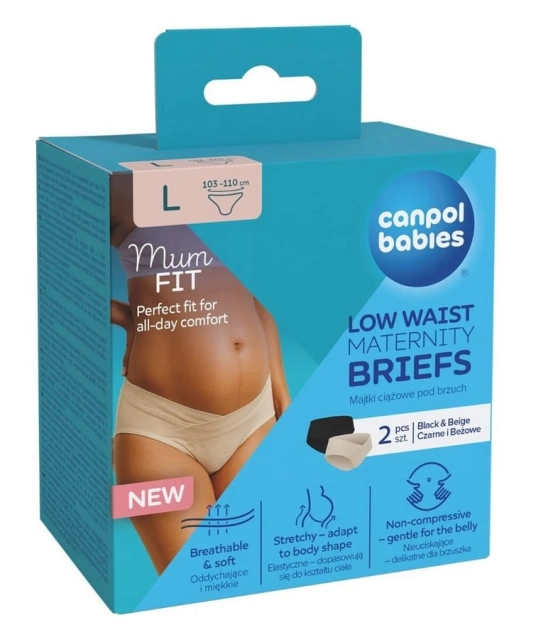 Majtki ciążowe pod brzuch Mum Fit 2 szt Canpol Babies