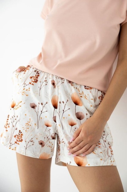 Bawełniana piżama z krótkim rękawem Arielle - Sensis