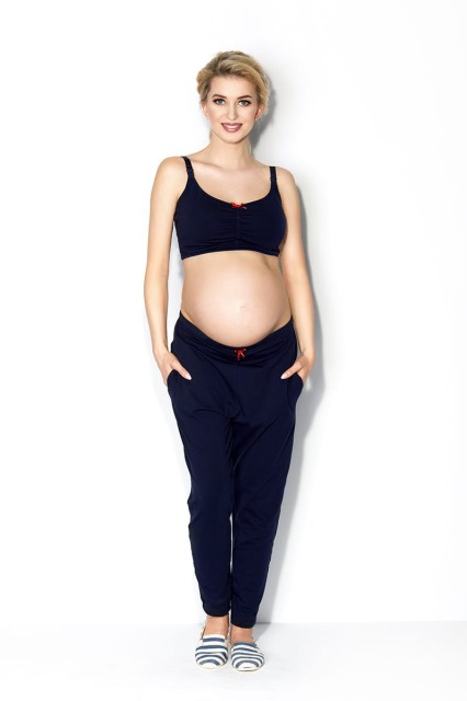 Biustonosz ciążowy i do karmienia EASY BRA granatowy