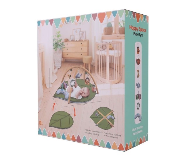 Mata edukacyjna TinyMini dla niemowląt Dino Pink od Milly Mally