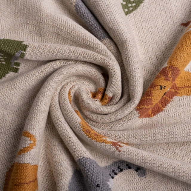 Kocyk dla niemowląt, bawełniany Rainbow 80 x 100 cm - Baby Matex TB0485_02