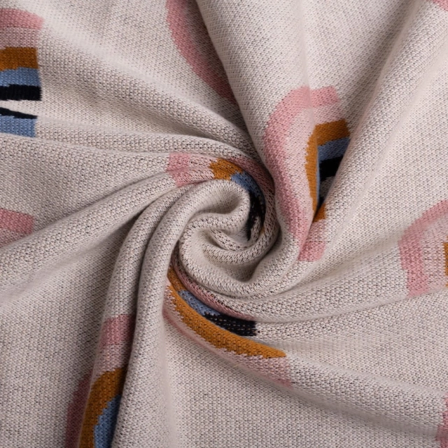 Kocyk dla niemowląt, bawełniany Rainbow 80 x 100 cm - Baby Matex TB0485_04