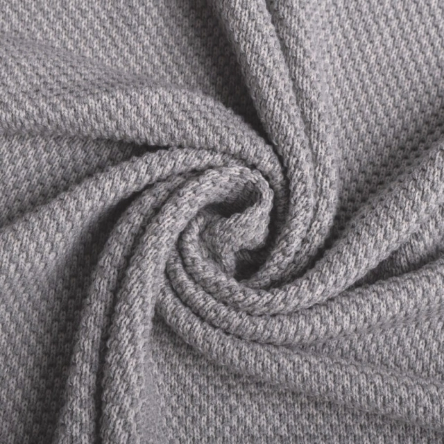 Kocyk dla niemowląt, bawełniany 80 x 100 cm Mini Rattle od BabyMatex - Szary
