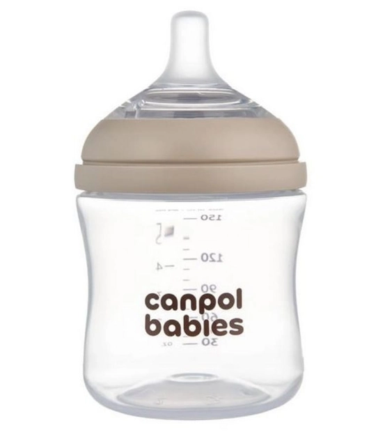 Butelka Natural Shape ze smoczkiem dwustrefowym 150 ml Canpol Babies