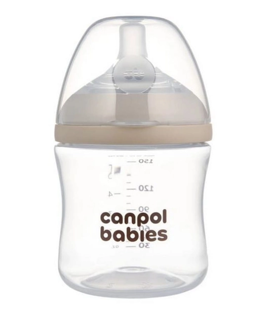 Butelka Natural Shape ze smoczkiem dwustrefowym 150 ml Canpol Babies