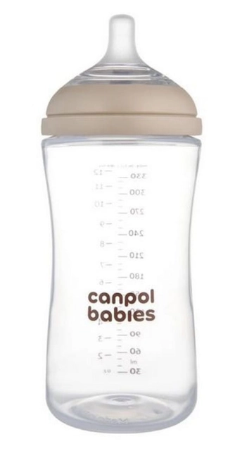Butelka Natural Shape ze smoczkiem dwustrefowym 330 ml Canpol Babies