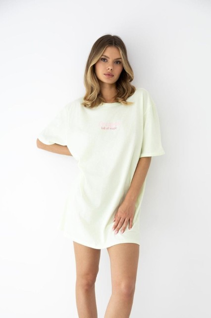 Koszula nocna bawełniana z krótkim rękawem unisize Savanna marki Sensis