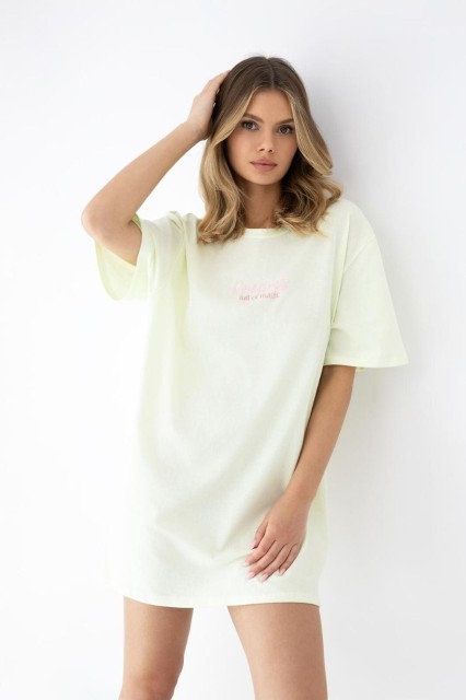 Koszula nocna bawełniana z krótkim rękawem unisize Savanna marki Sensis