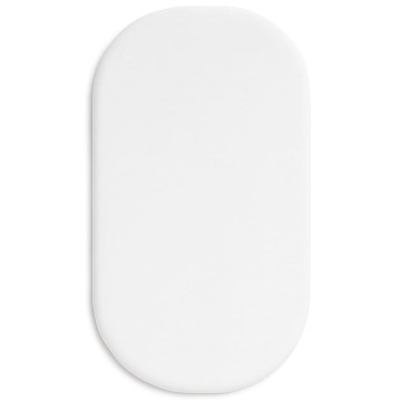 Prześcieradło bawełniane 75x35 cm do kołyski gondoli kosza Mojżesza  | Białe - Dolce Sonno