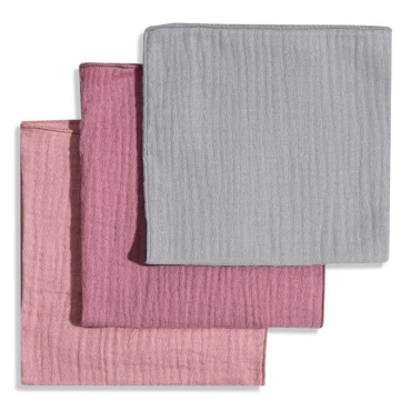 3Pack Chusteczki Muślinowe Pieluszki Ulewajki 30x30 cm - MIX14 | Dolce Sonno