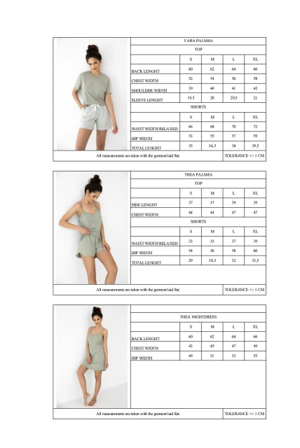 Koszula nocna na regulowanych ramiączkach Thea marki Sensis