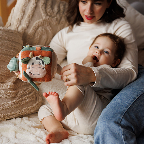 Kostka sensoryczna Cow Bingo | Babyono B.O.1689