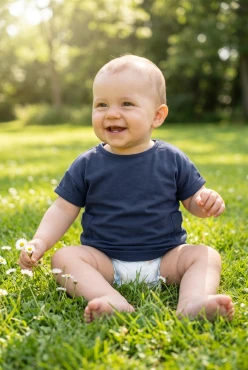 T-shirt dla dzieci i niemowląt Deep Blue - Dolce Sonno 