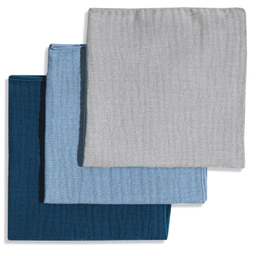 3Pack Chusteczki Muślinowe Pieluszki Ulewajki 30x30 cm - MIX14 | Dolce Sonno