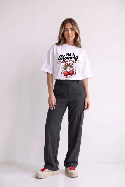 Koszulka Oversize I'm a Mommy Cherry White – Dolce Sonno 2.jpg