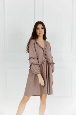 Koszula nocna do karmienia Verona/ Taupe Dolce Sonno - II Gatunek