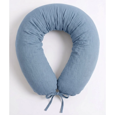 Wielofunkcyjna poduszka ciążowa dla kobiet w ciąży wałek  180 cm - Muślin Jeans | Dolce Sonno