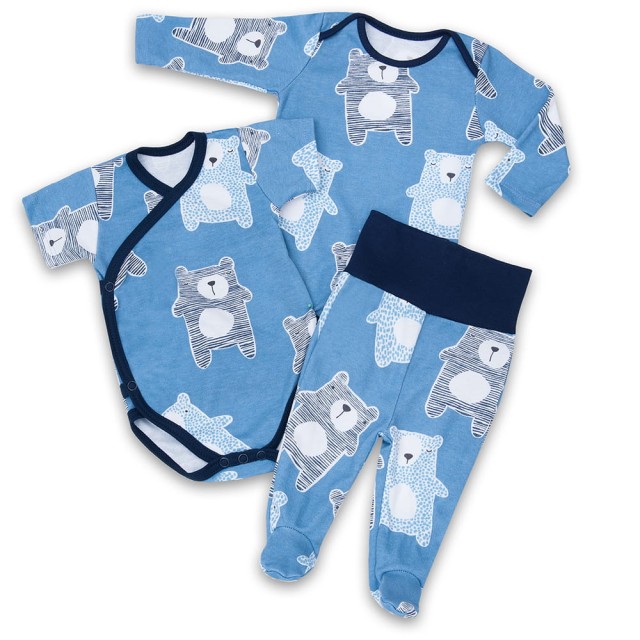 Kolekcja ubranek dla chłopca Granatowe Koala - Dolce Sonno