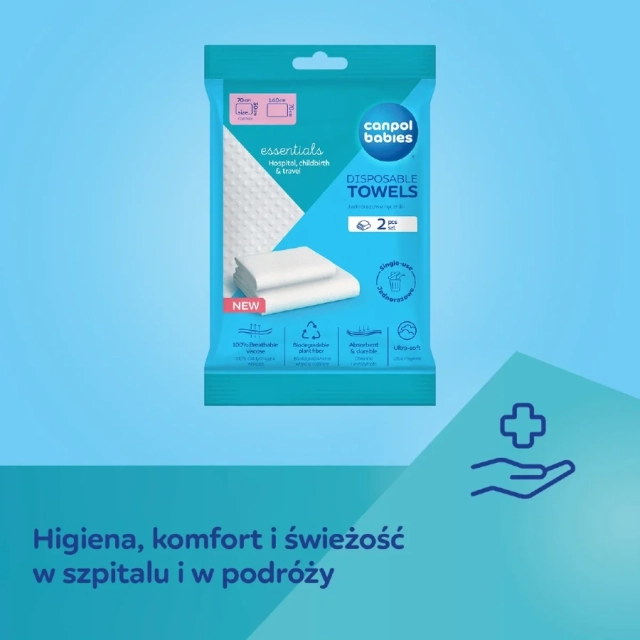 Jednorazowe ręczniki – zestaw 2 szt.​ ​ | 78/025 Canpol babies